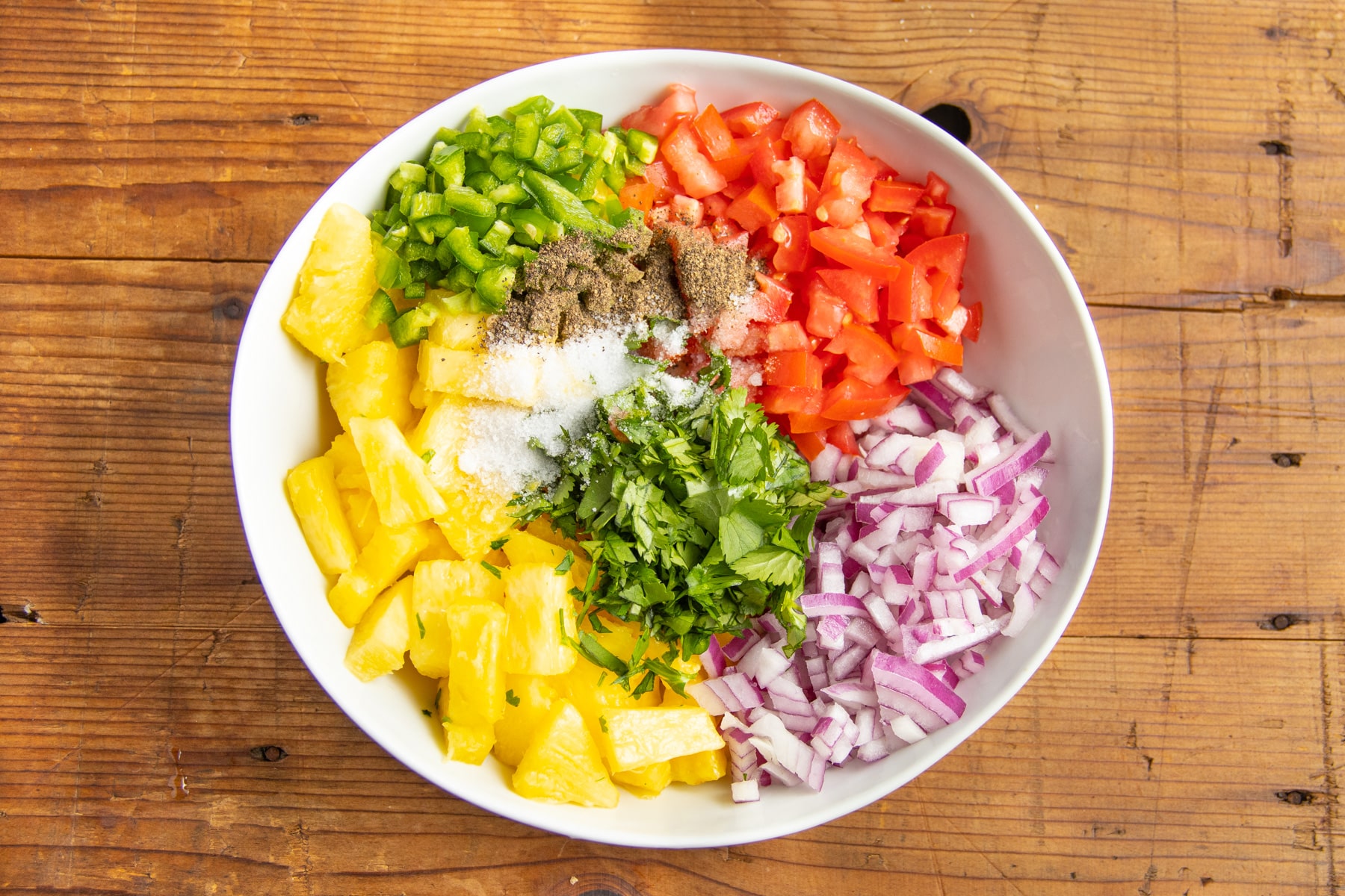 This is a picture of the ingredients in a bowl.