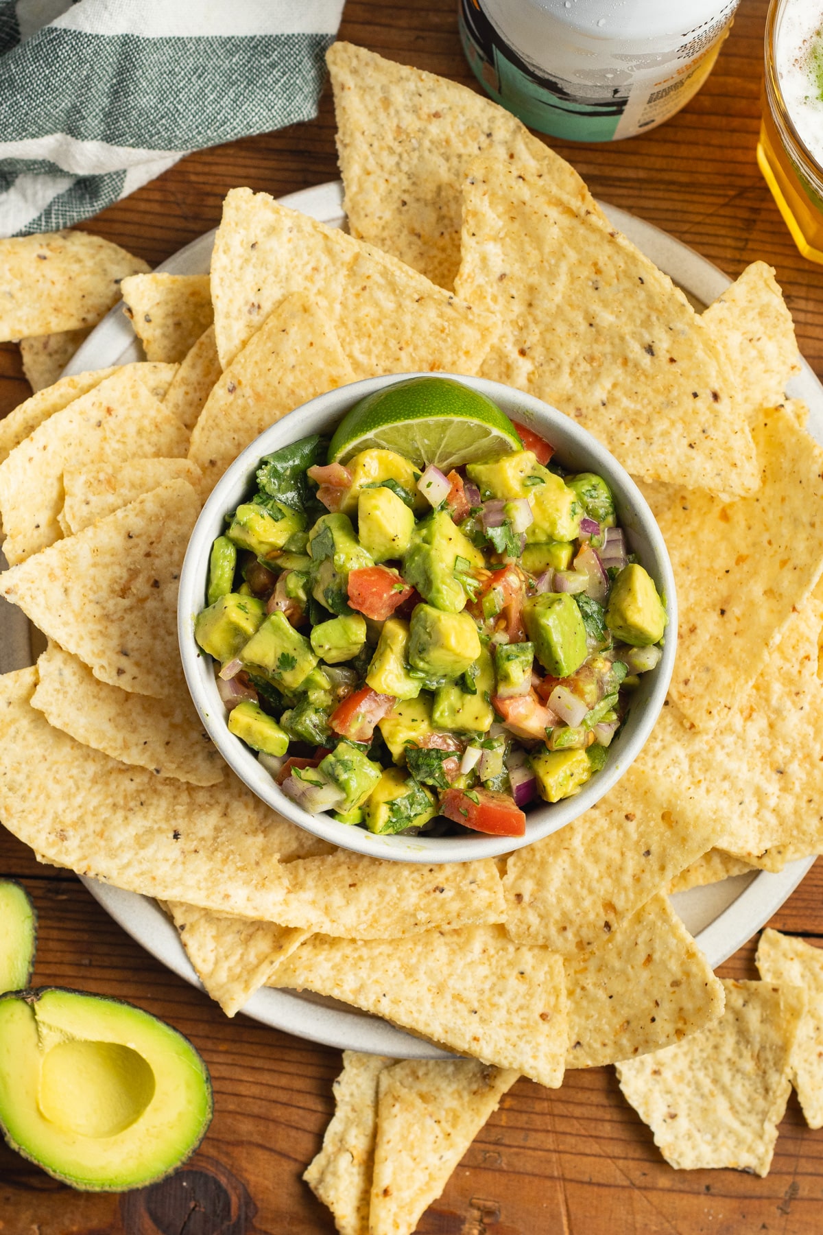 This is a picture of avocado pico de gallo.