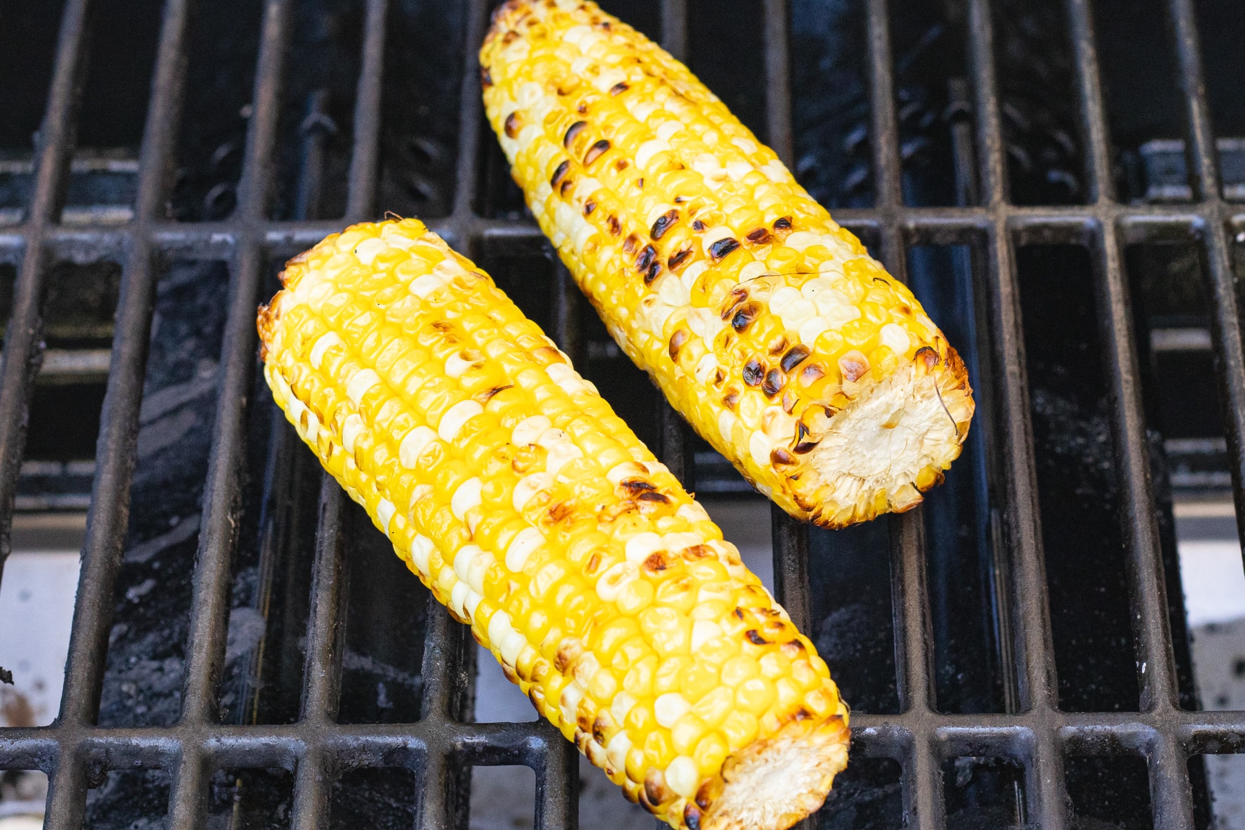 This is a picture of corn on the grill.